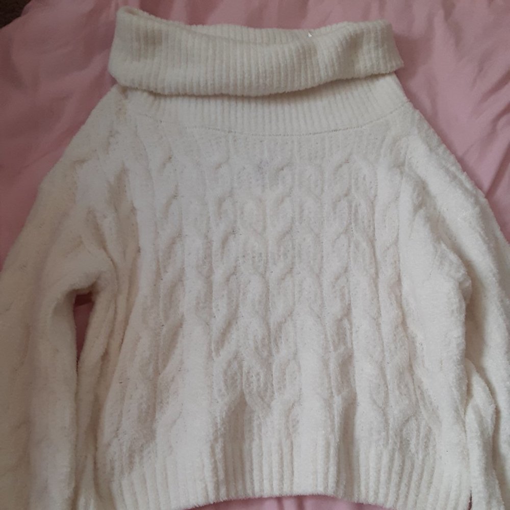 TJ Maxx Butter Me Up Cream Sweater